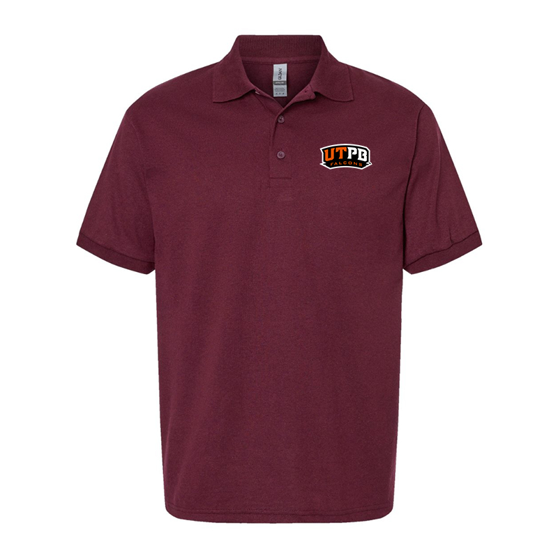 Men's UTPB Falcons Gildan Dry Blend Jersey Polo